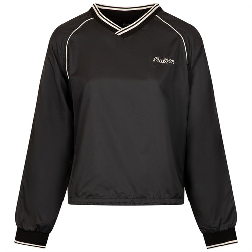 Womens Alessia Windbreaker Pullover Black