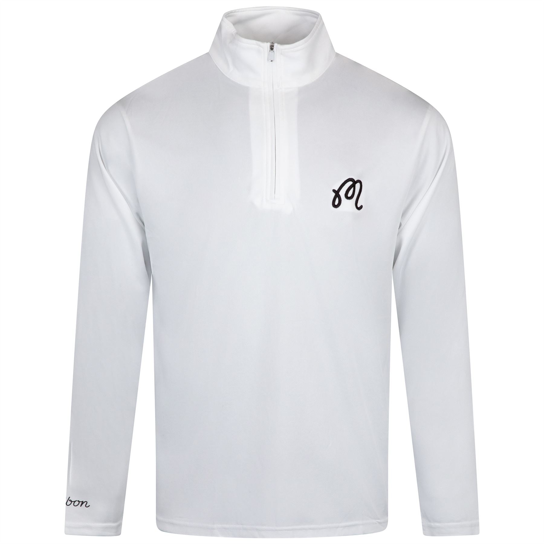 Evergreen Performance Quarter Zip Mid Layer White