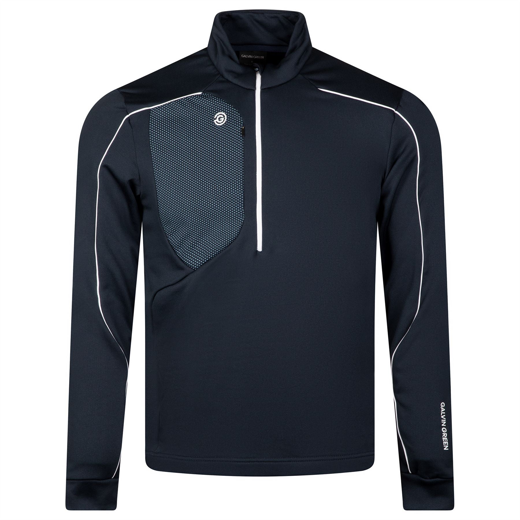 Dave Insula Half Zip Mid Layer Navy/White