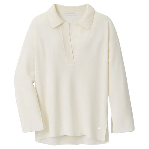 Womens Harlow Popover Sweater Ivory