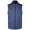 The Perry Performance Fleece Vest Navy Herringbone