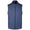 The Perry Performance Fleece Vest Navy Herringbone