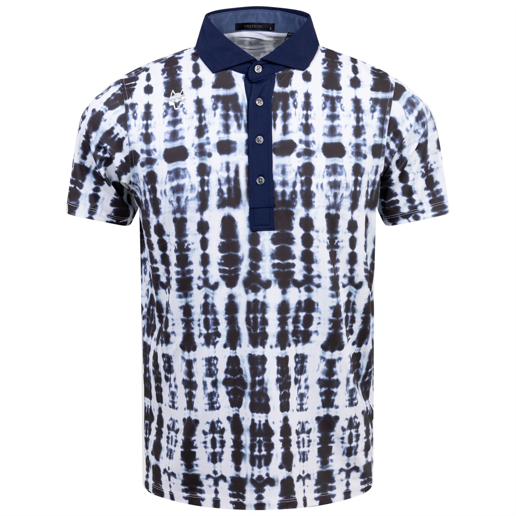 Shibori Polo Maltese Blue