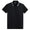 Womens Cecile Jacquard Polo Black