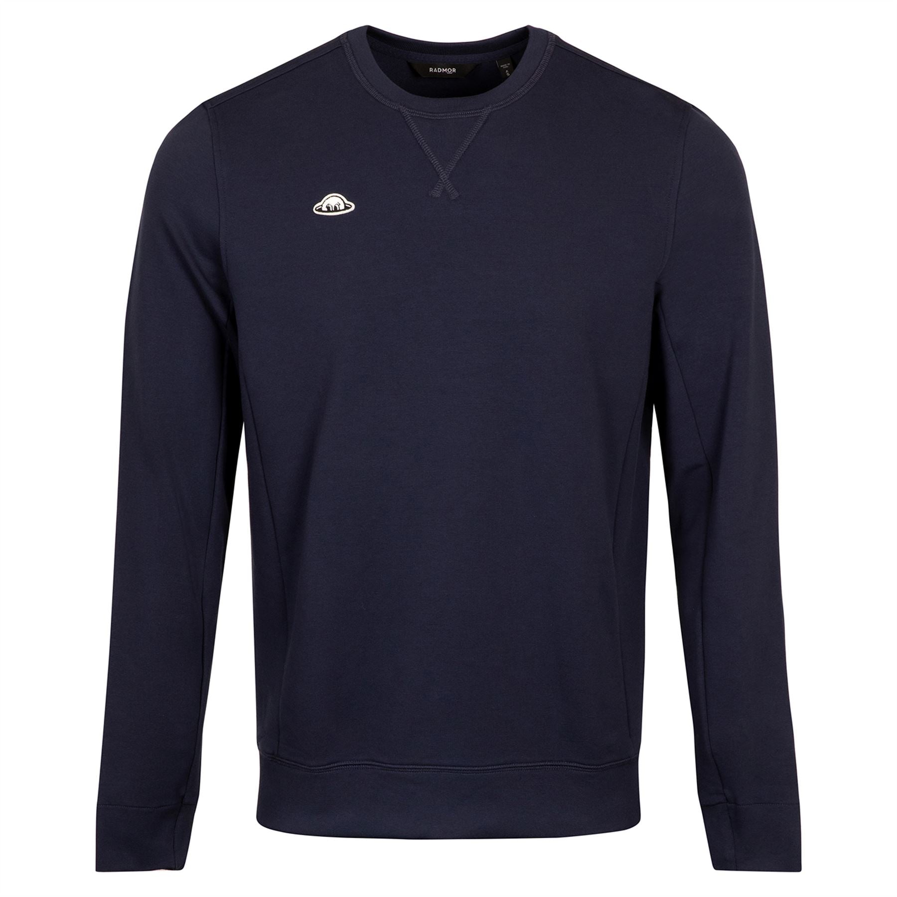 Perkins 2.0 Loop Terry Crew Neck Navy