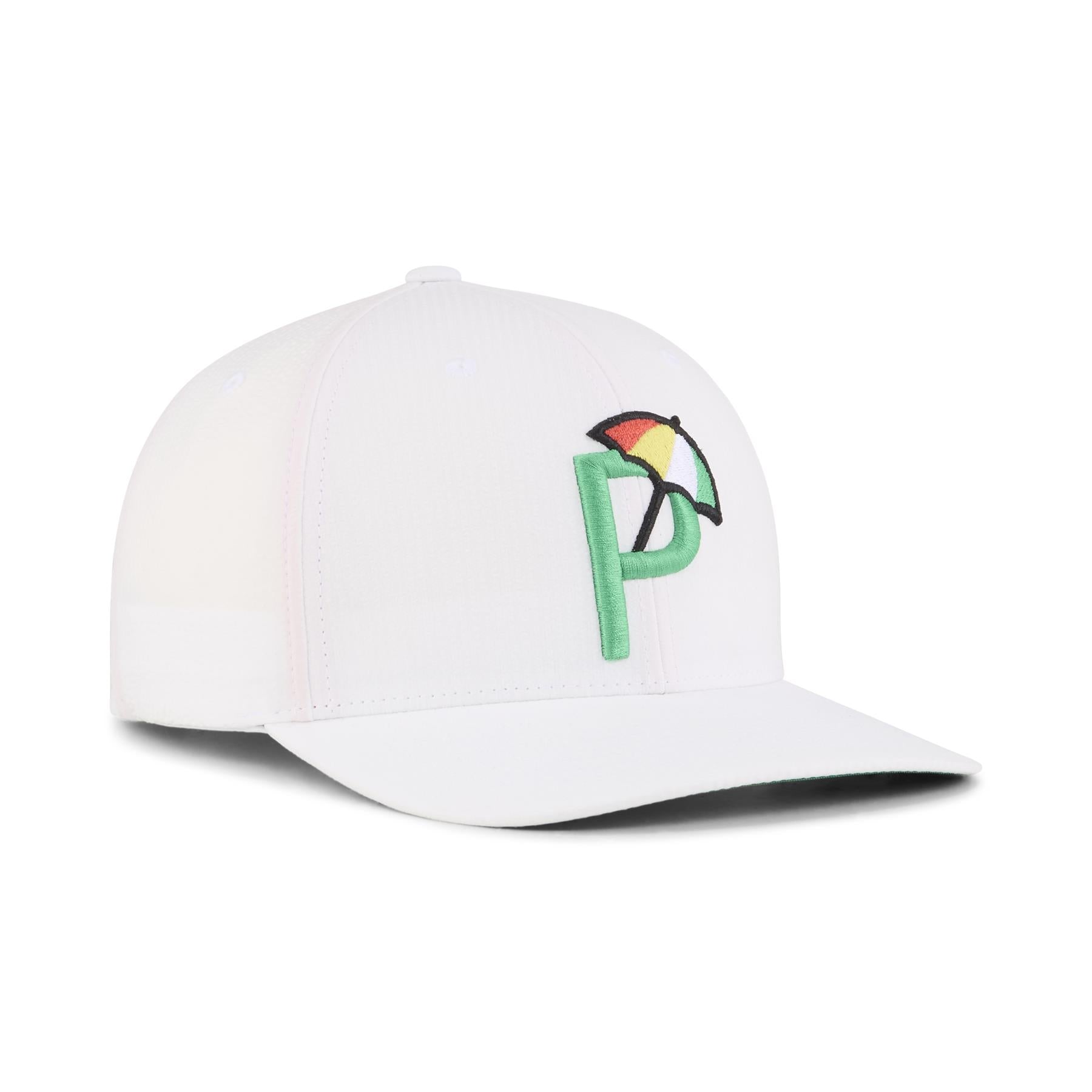 x AP Seersucker Six Panel Cap White Glow