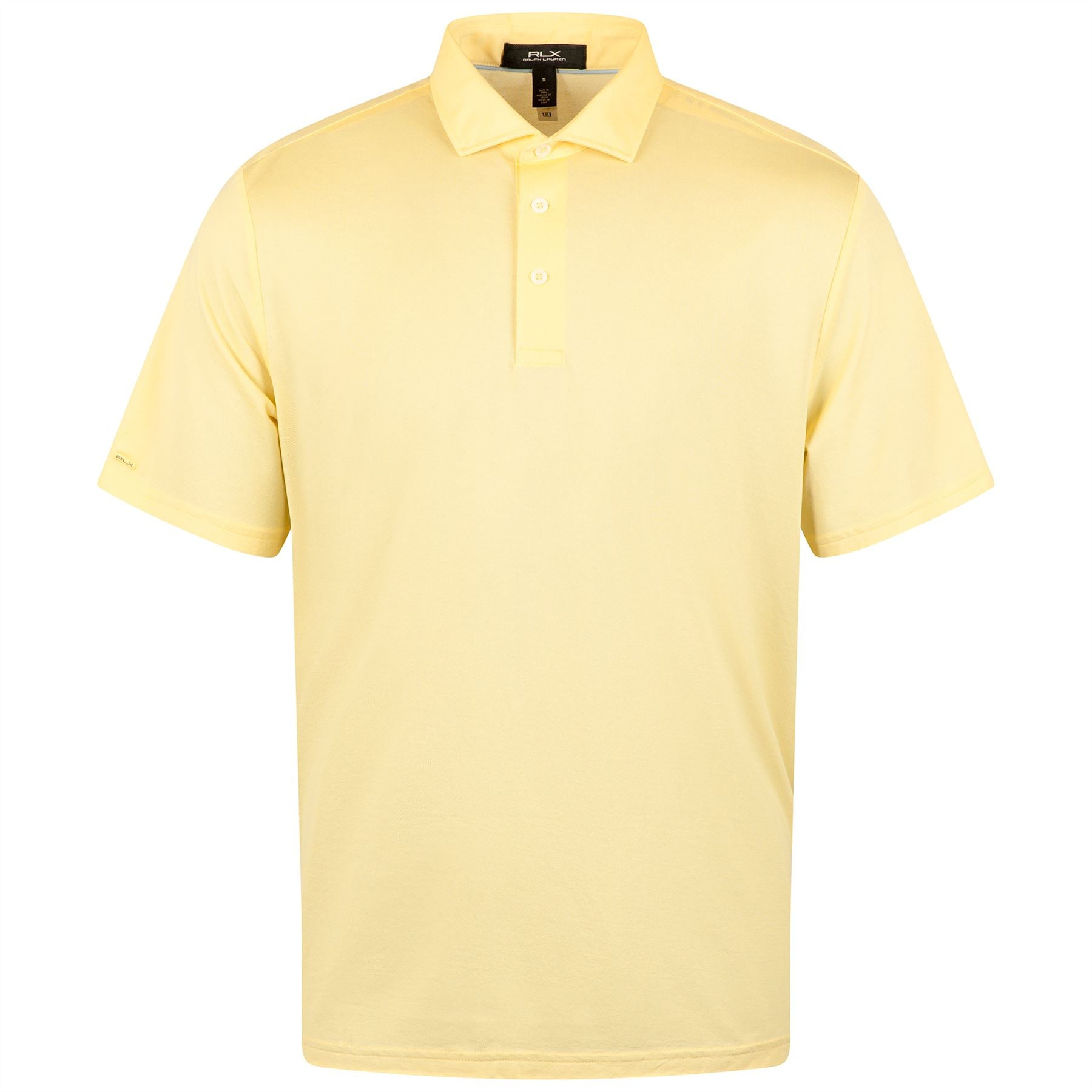 RLX Classic Fit Tour Pique Polo Wicket Yellow