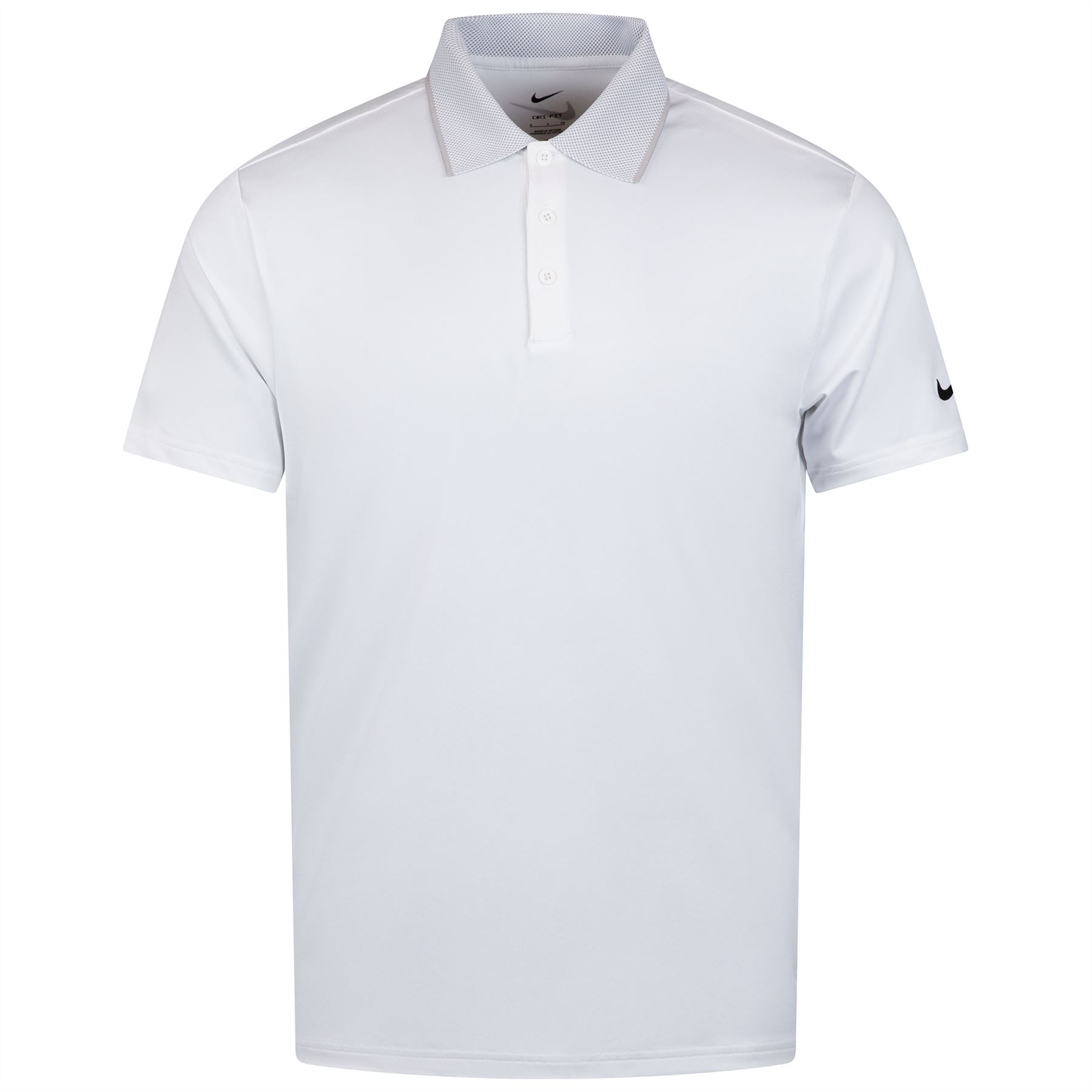 Dri-FIT Tour Rib Collar Polo White/College Gray/Black