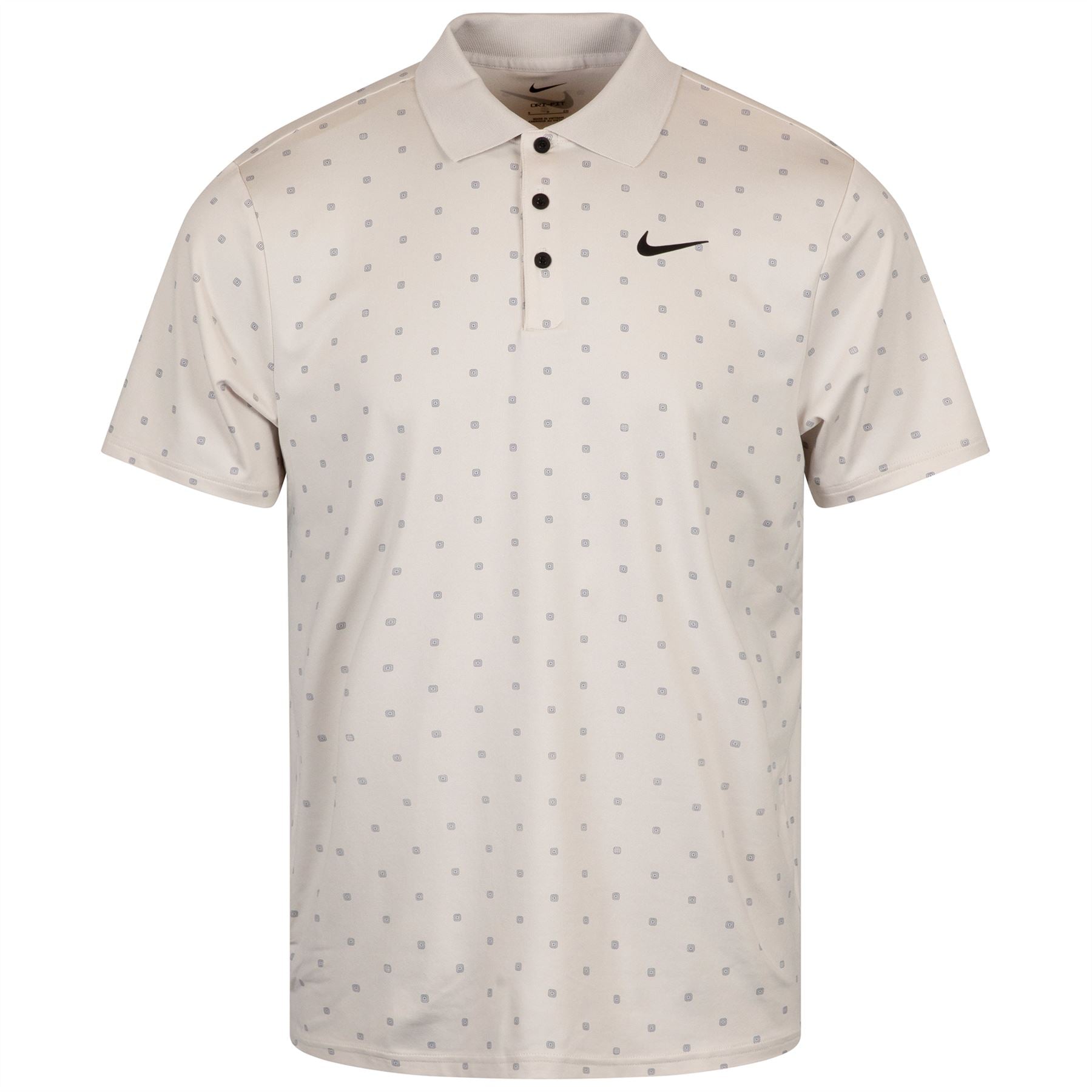 Dri-FIT Tour Printed Polo Light Orewood Brown/Black