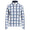 Womens Houndstooth Quarter Zip Pullover Houndstooth Plaid/Refined Navy