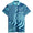 KV Regular Fit TX Jersey Dazzle Wave Print Tour Polo Blue Curacao