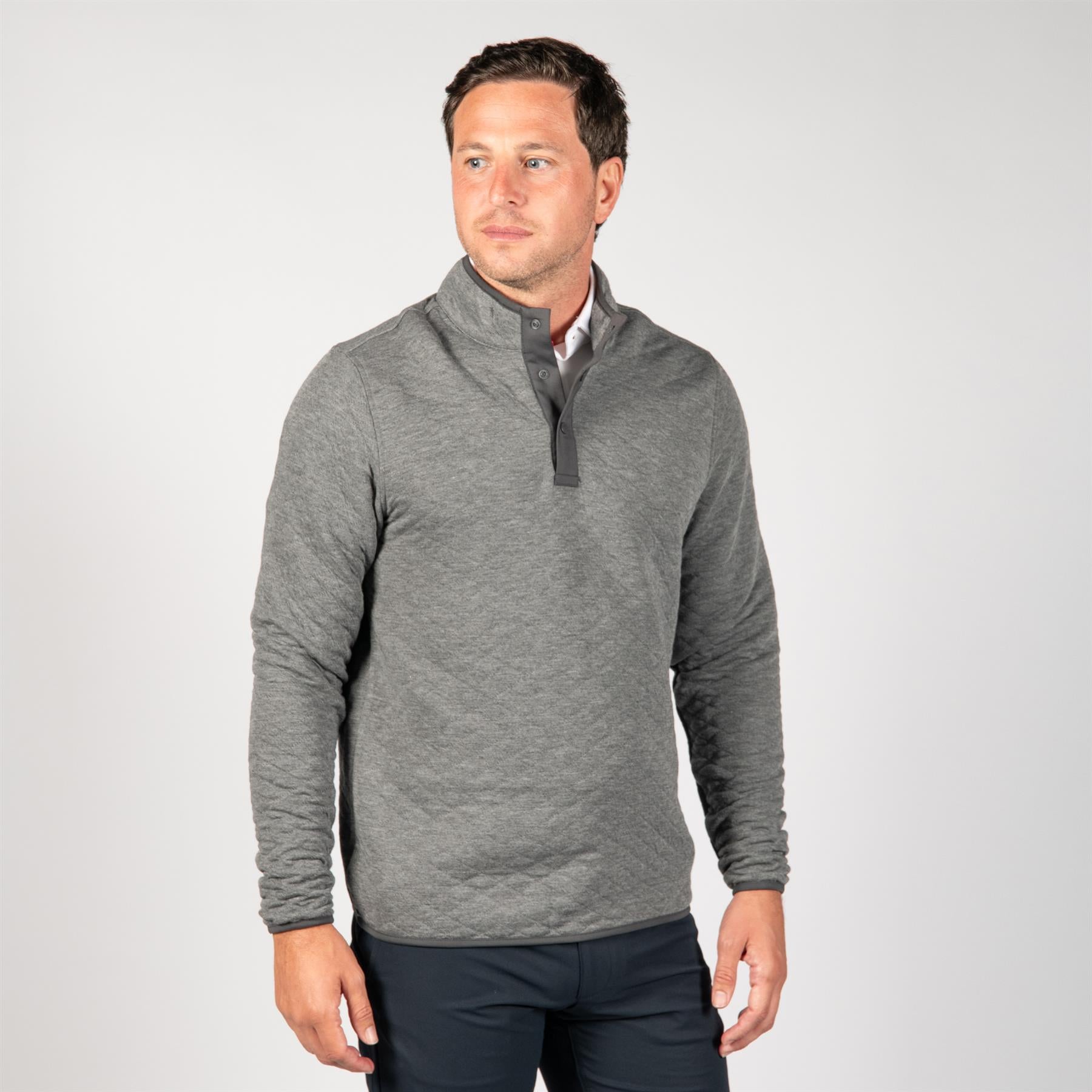 The Sullivan Pullover Heathered Charcoal