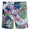 Tim High Vent Print Shorts Calypso Oil Green