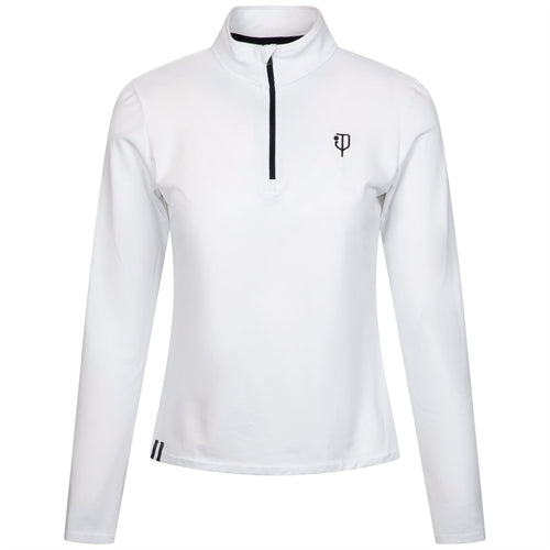 Womens Regatta Quarter Zip Clubhouse White
