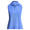 Womens Sleeveless Polo Shirt Summer Blue