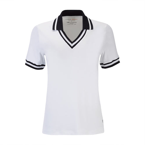 Womens The Maya Polo White