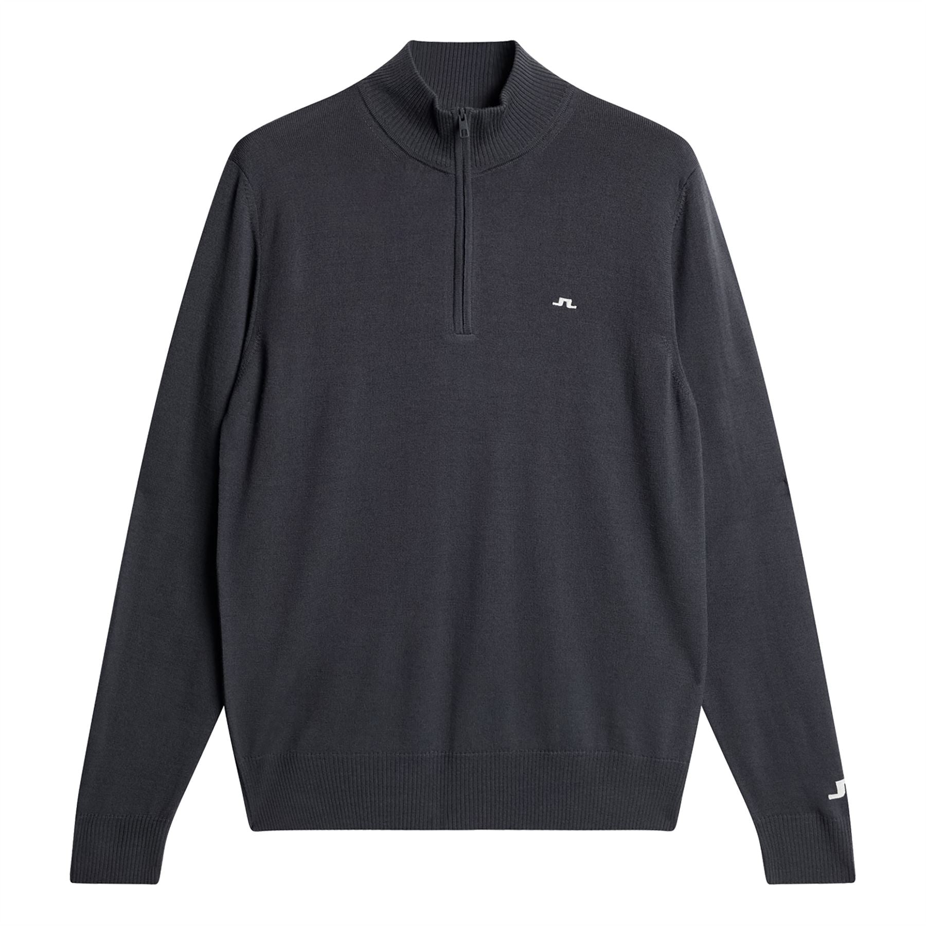 Kian Zipped Sweater Asphalt