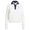 Womens Performance Polo-Collar Sweater White