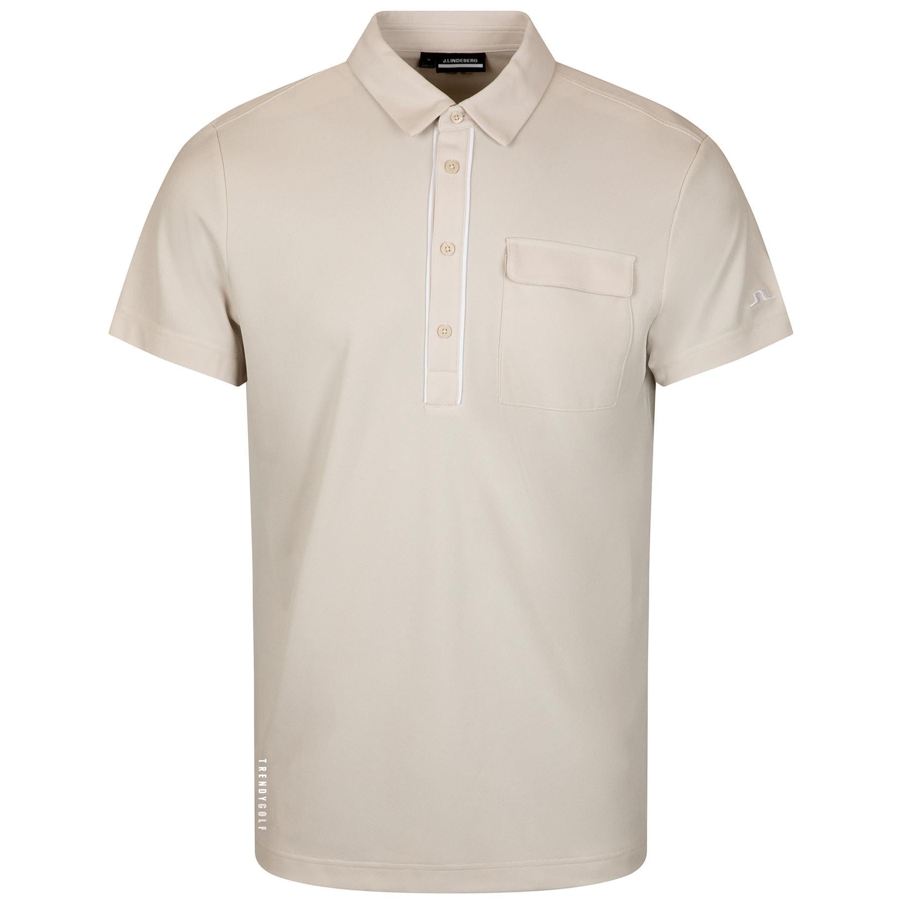 x TRENDYGOLF Lincoln II Polo Moonbeam