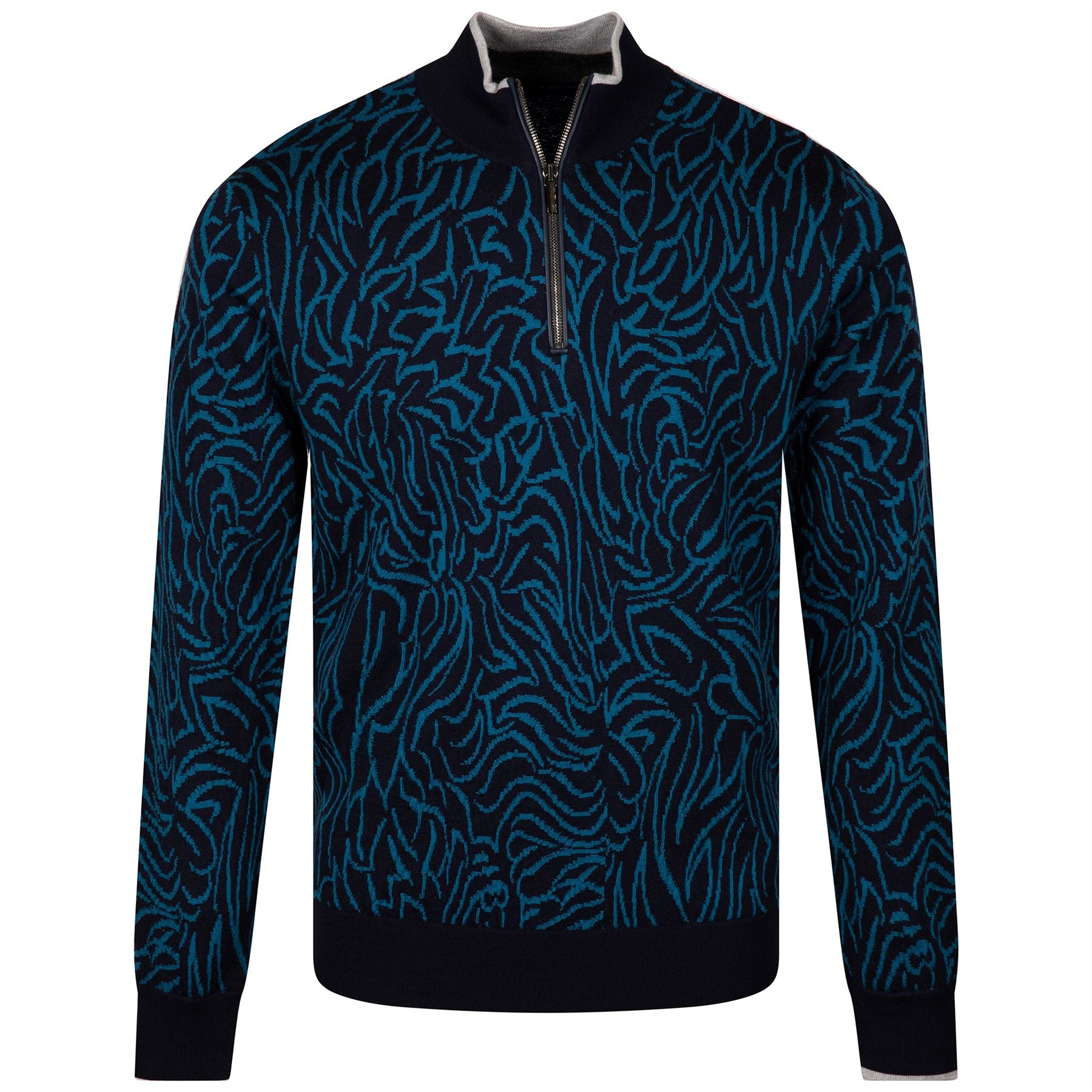 Den Of Thieves Sebonack Quarter Zip Merino Maltese Blue