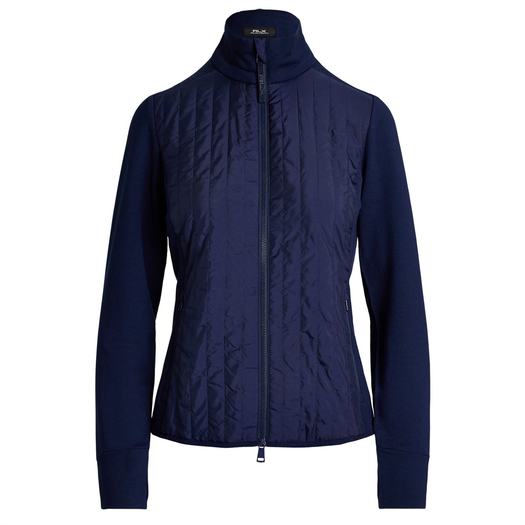 Womens RLX Full Zip Perforated Wool Jacket Refined Navy