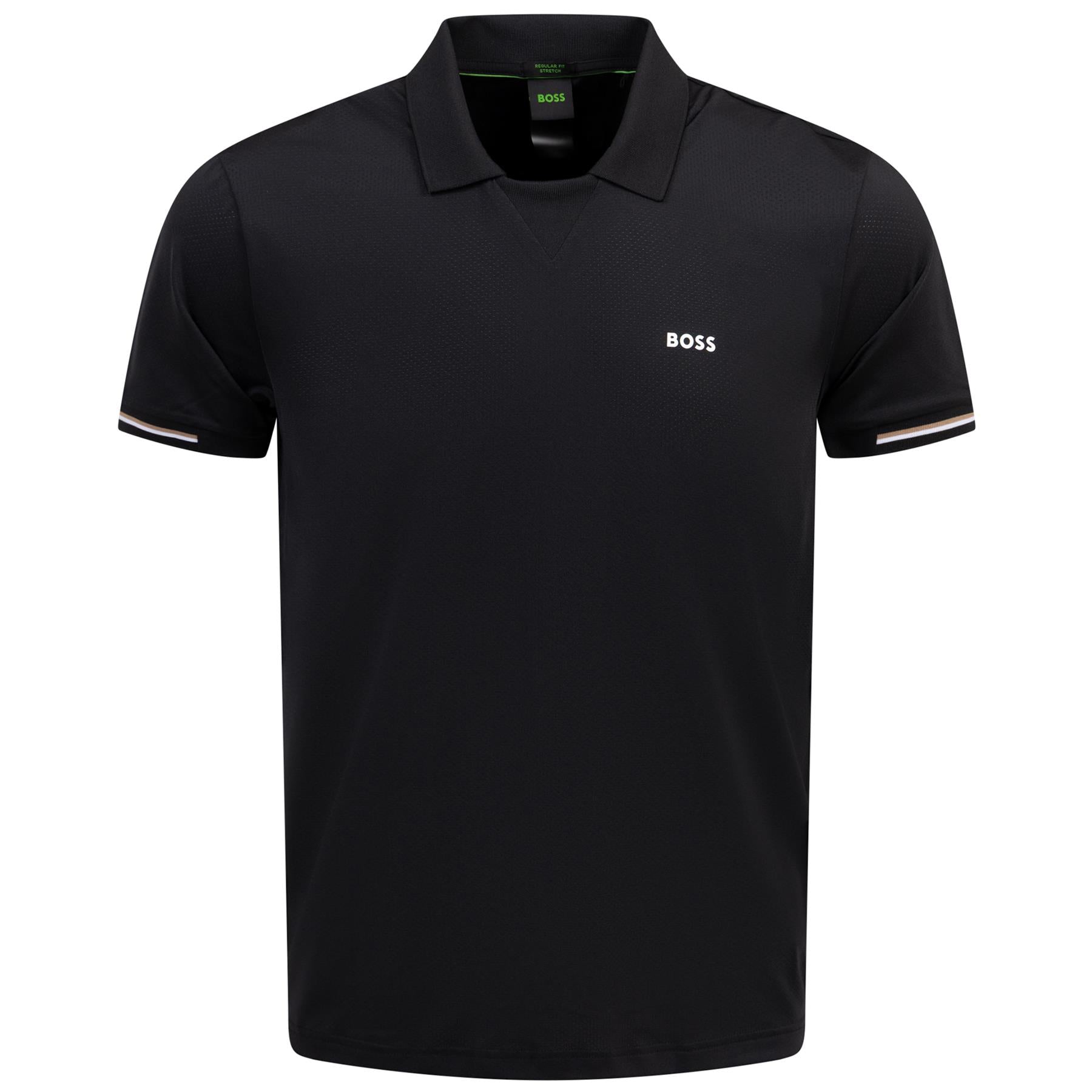 Palle Mesh Polo Black