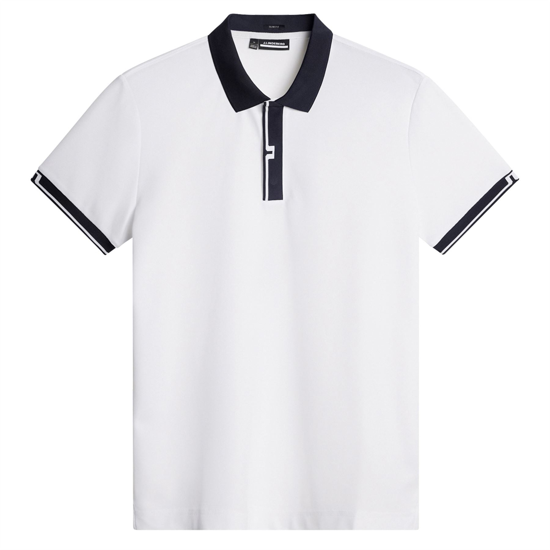 Bay Slim Sport Pique Polo White