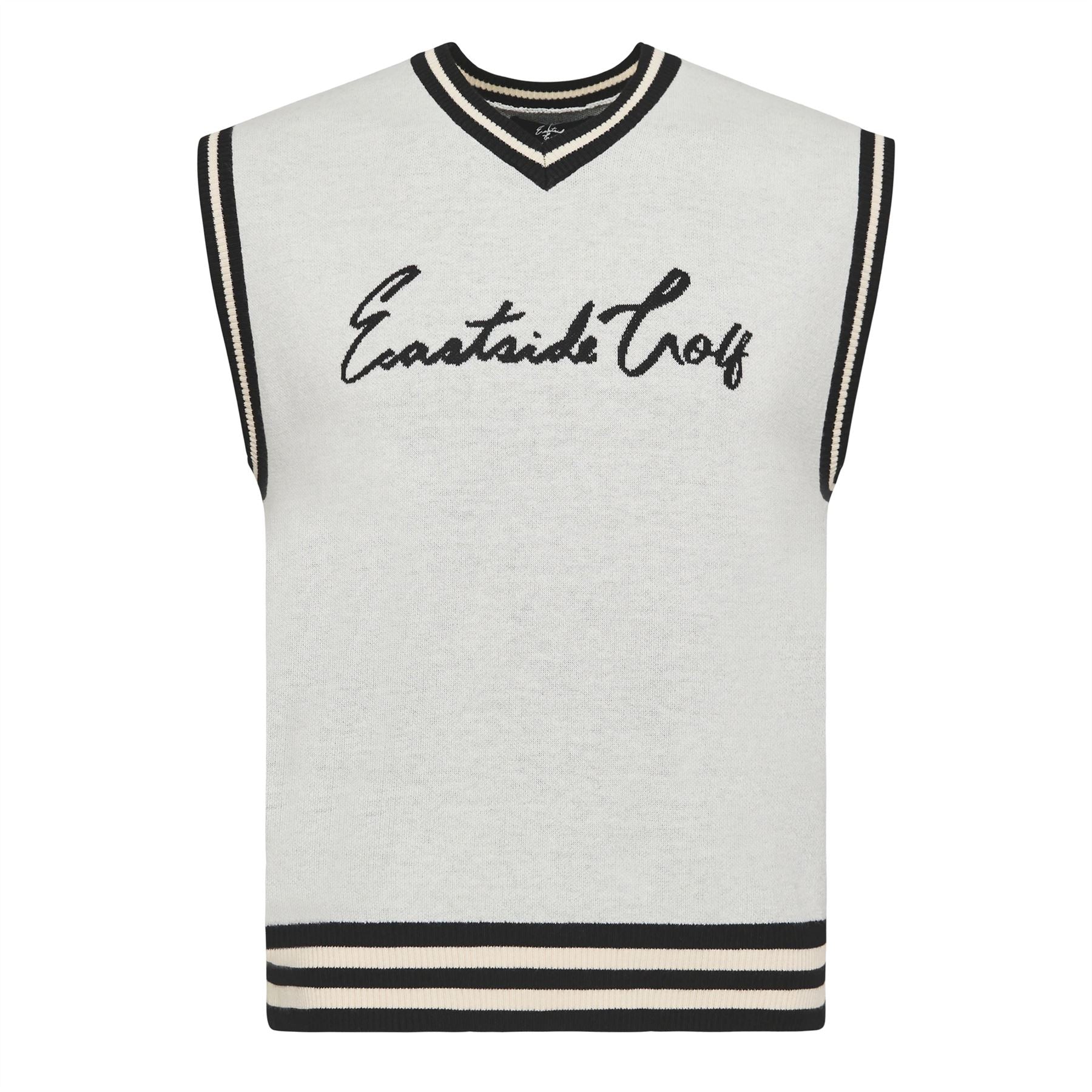 Loose Fit Sweater Vest Jet Stream