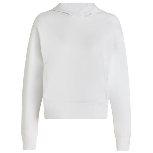 Womens Brushed Back Tech Terry Hoodie Snow