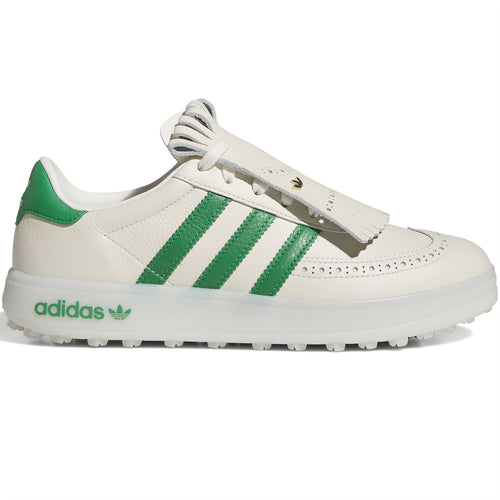 Coursecup Spikeless Golf Shoes White/Green/Yellow