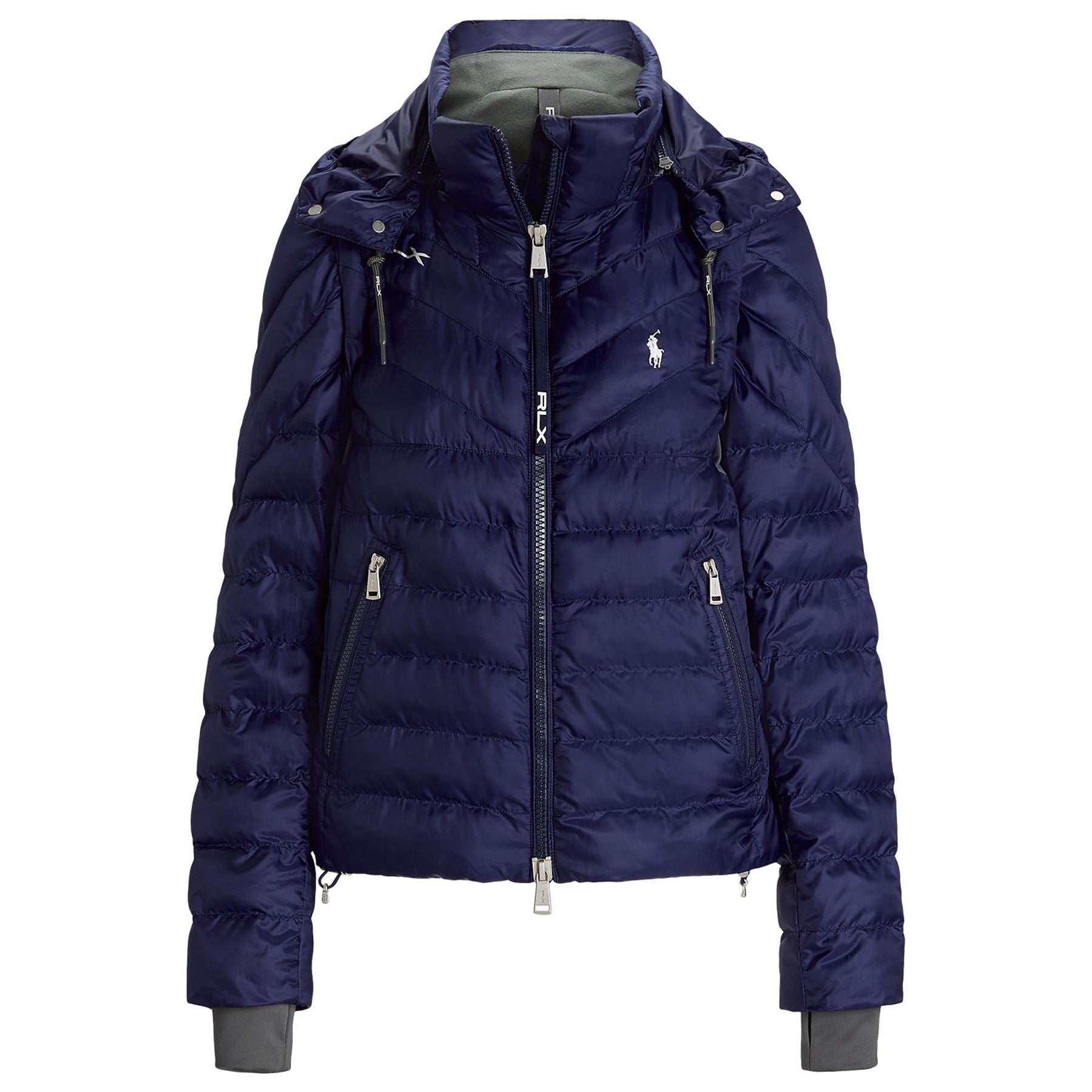 Womens RLX Ripstop Full Zip Windbreaker Refined Navy