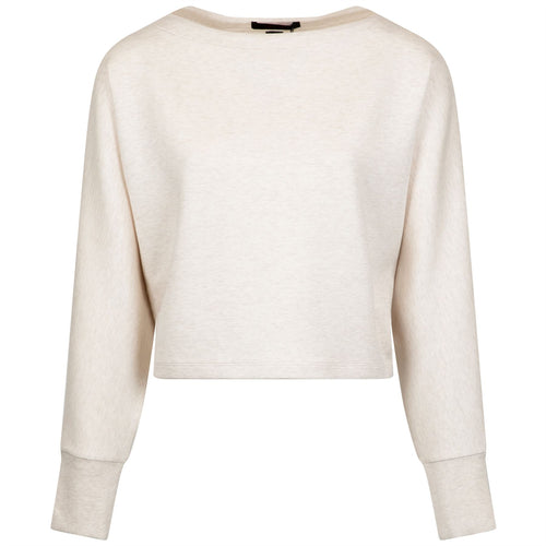 Womens Ojai Boat Neck Sweater Dove Heather