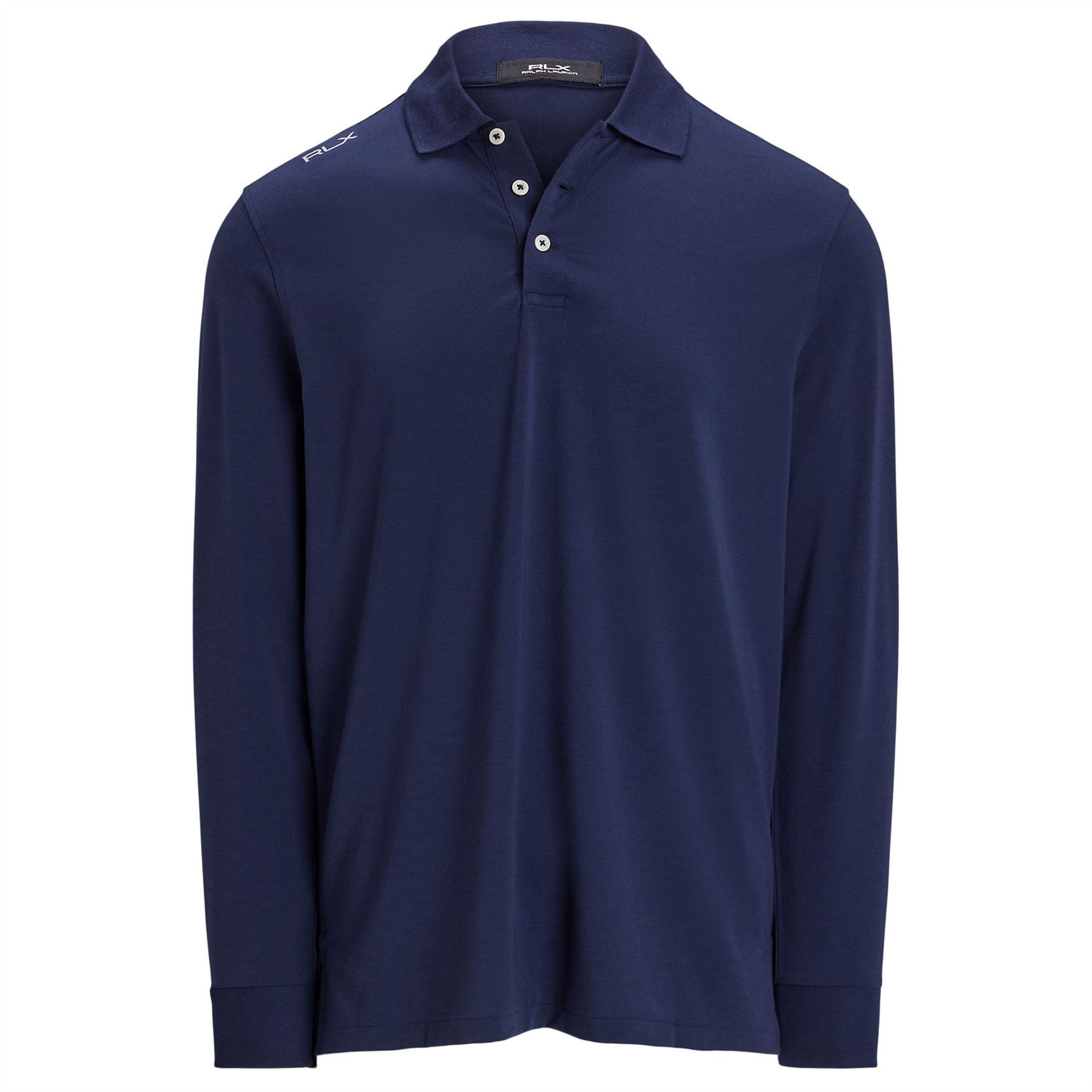 RLX Lounge Jersey LS Polo Refined Navy
