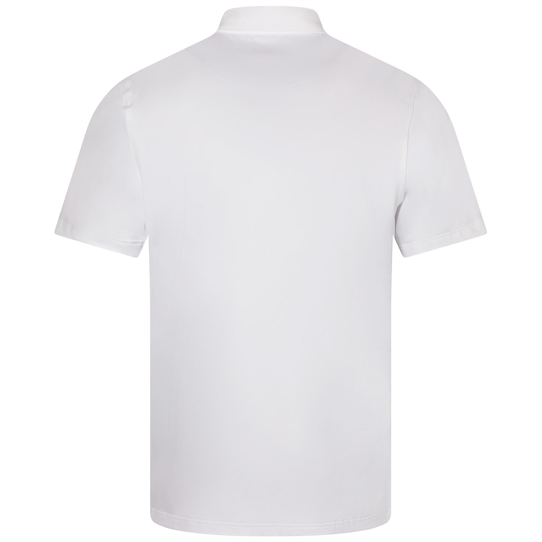 Solid Performance Jersey Polo White