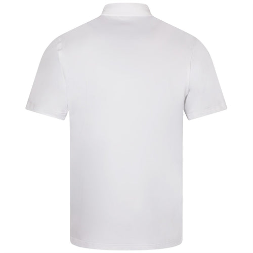Solid Performance Jersey Polo White