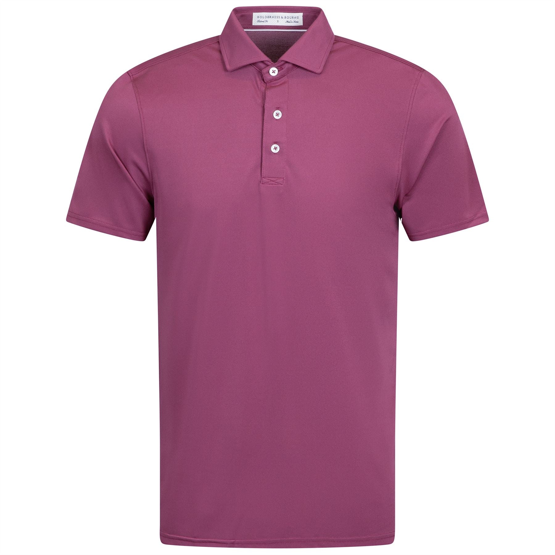 The Macdonald Knit Polo Vintage Claret