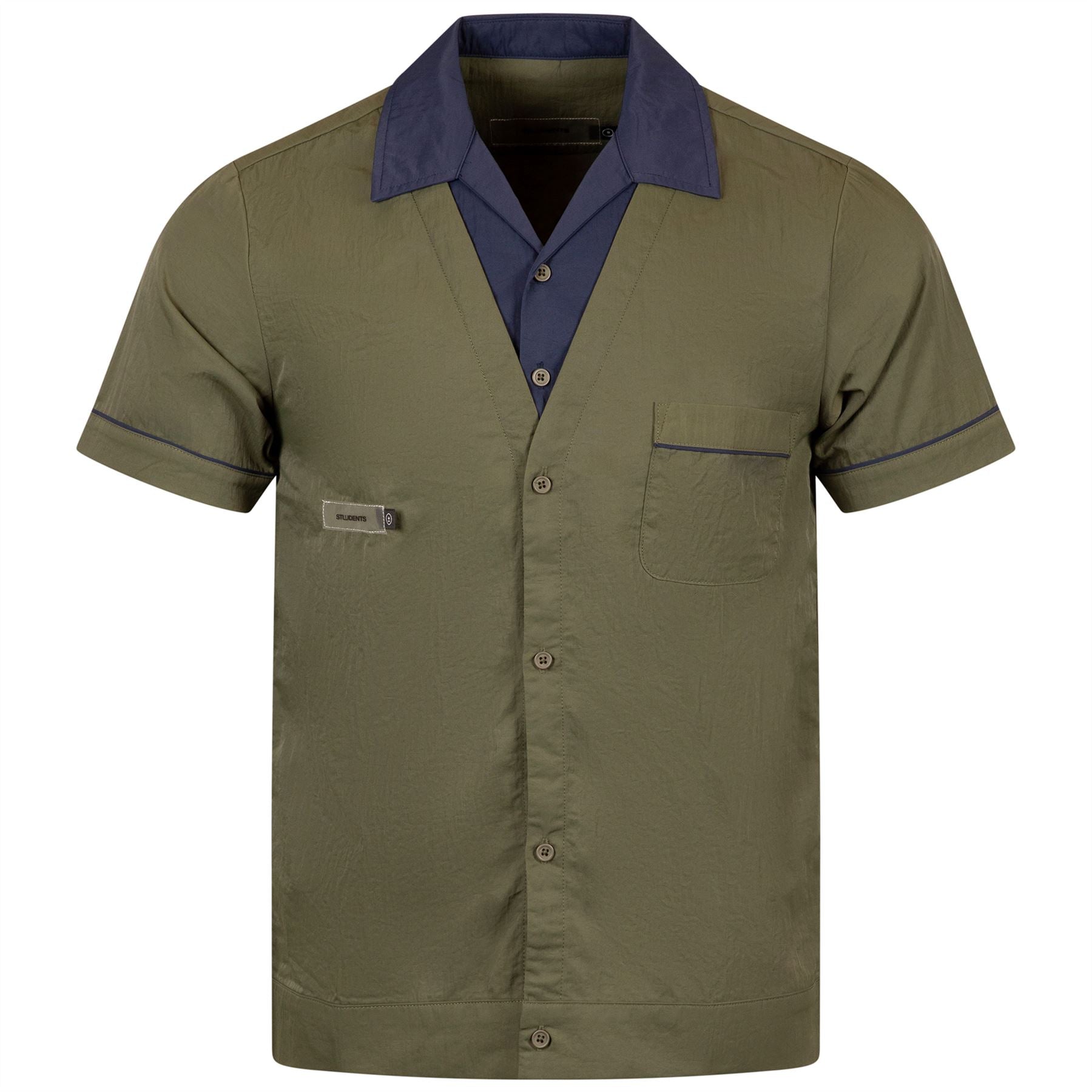 Tuckson Polyester Bowling Shirt Military