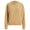 Womens Embroidered Cloud Fleece Crewneck Sweatshirt Vintage Khaki