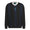 Rolling Links Long Sleeve Stripe Polo Black
