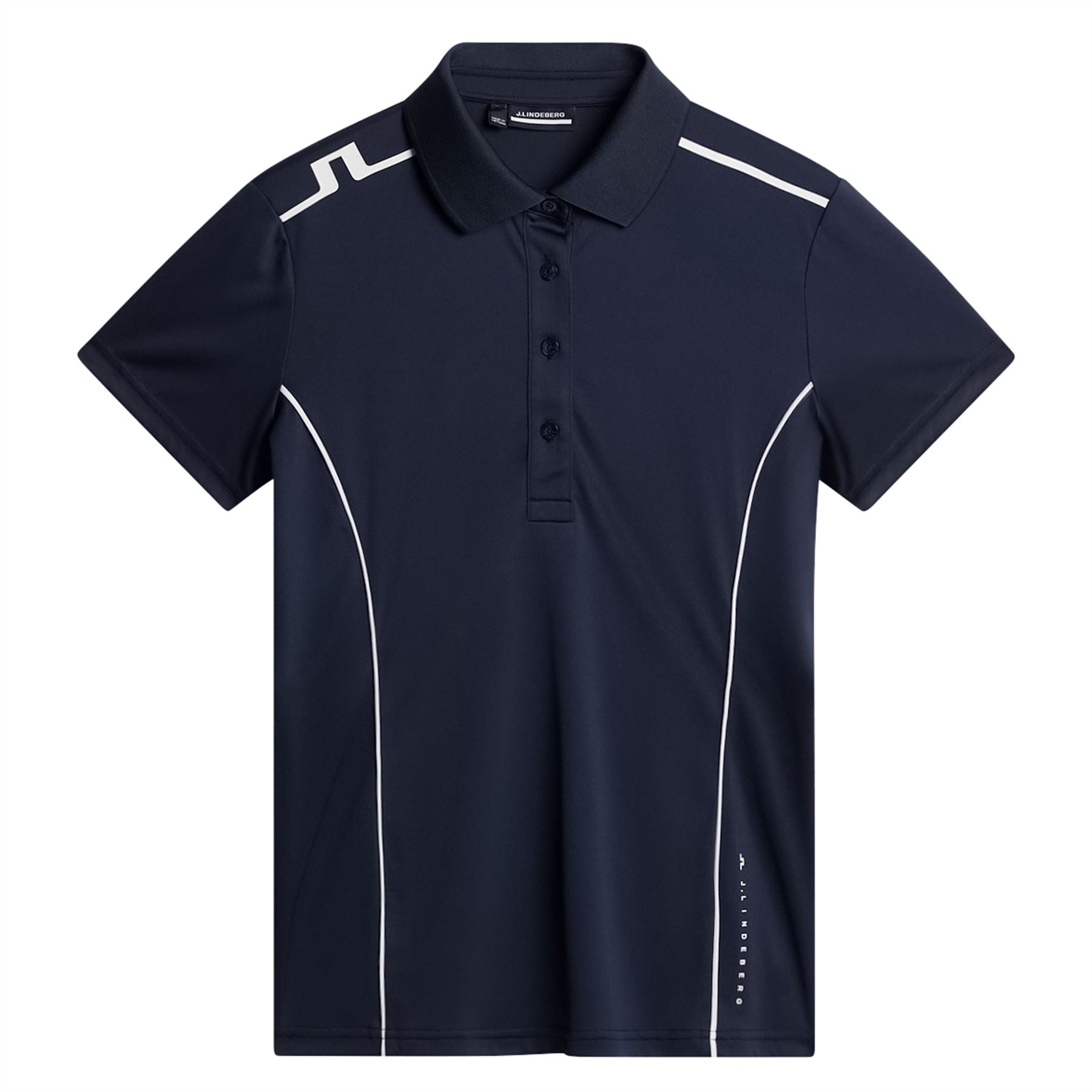 Womens Leyla Biograde Jersey Polo JL Navy