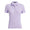 Womens Ribbed Tech Nylon Contrast Collar Polo Aura