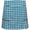 Womens Escape Performance Side Pleat 17.5 Inch Skort Ocean