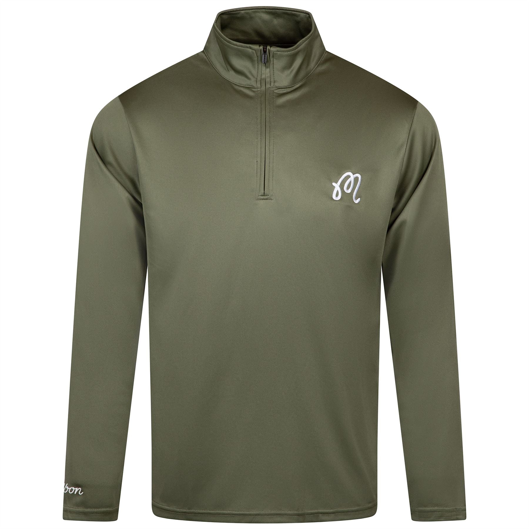 Evergreen Performance Quarter Zip Mid Layer Sage