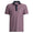 Brick Stripe Tech Pique Polo Cabernet