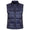 Womens Aries Channel Quilted Vest Maltese Blue