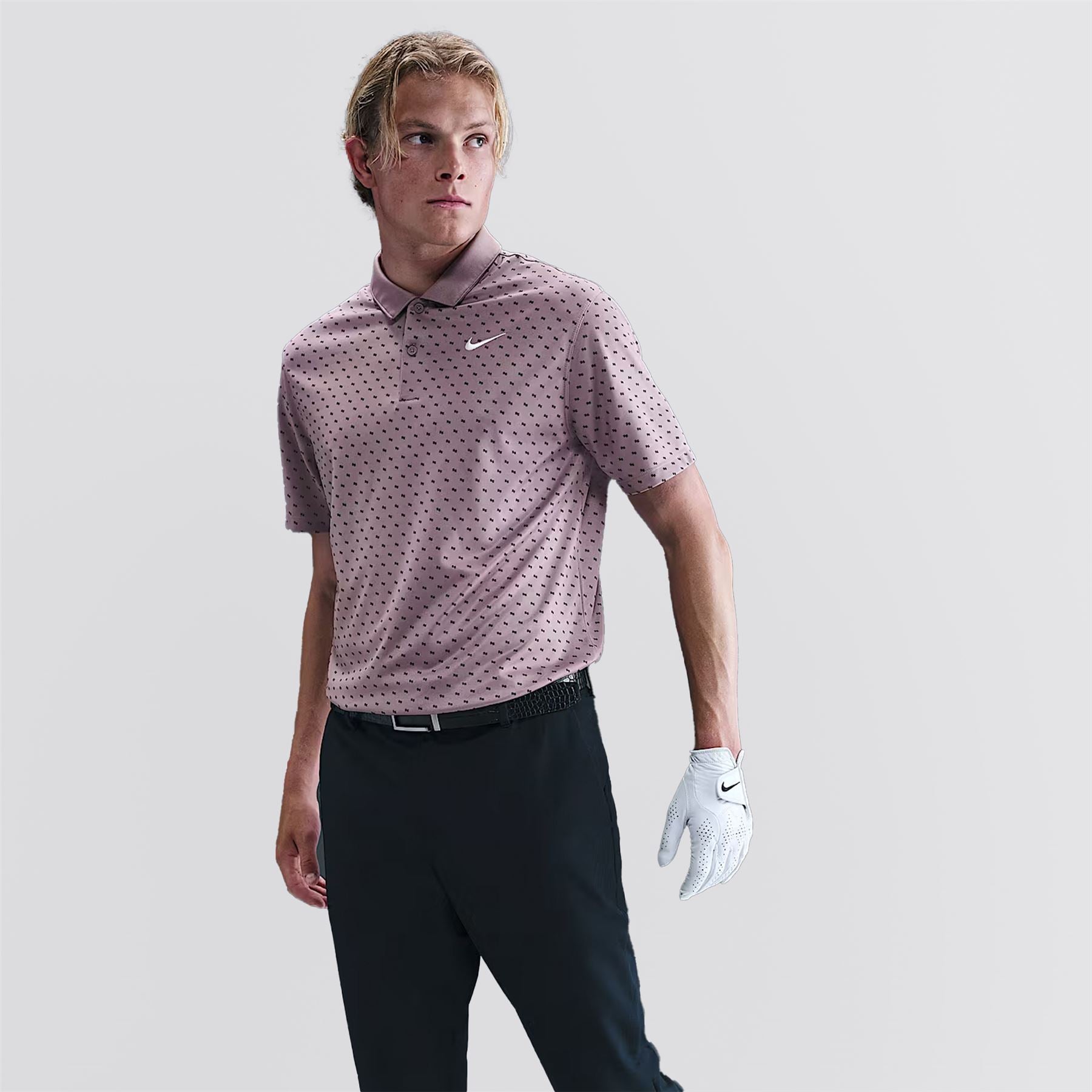 Dri-FIT Victory+ Printed Polo Taupe Gray/White