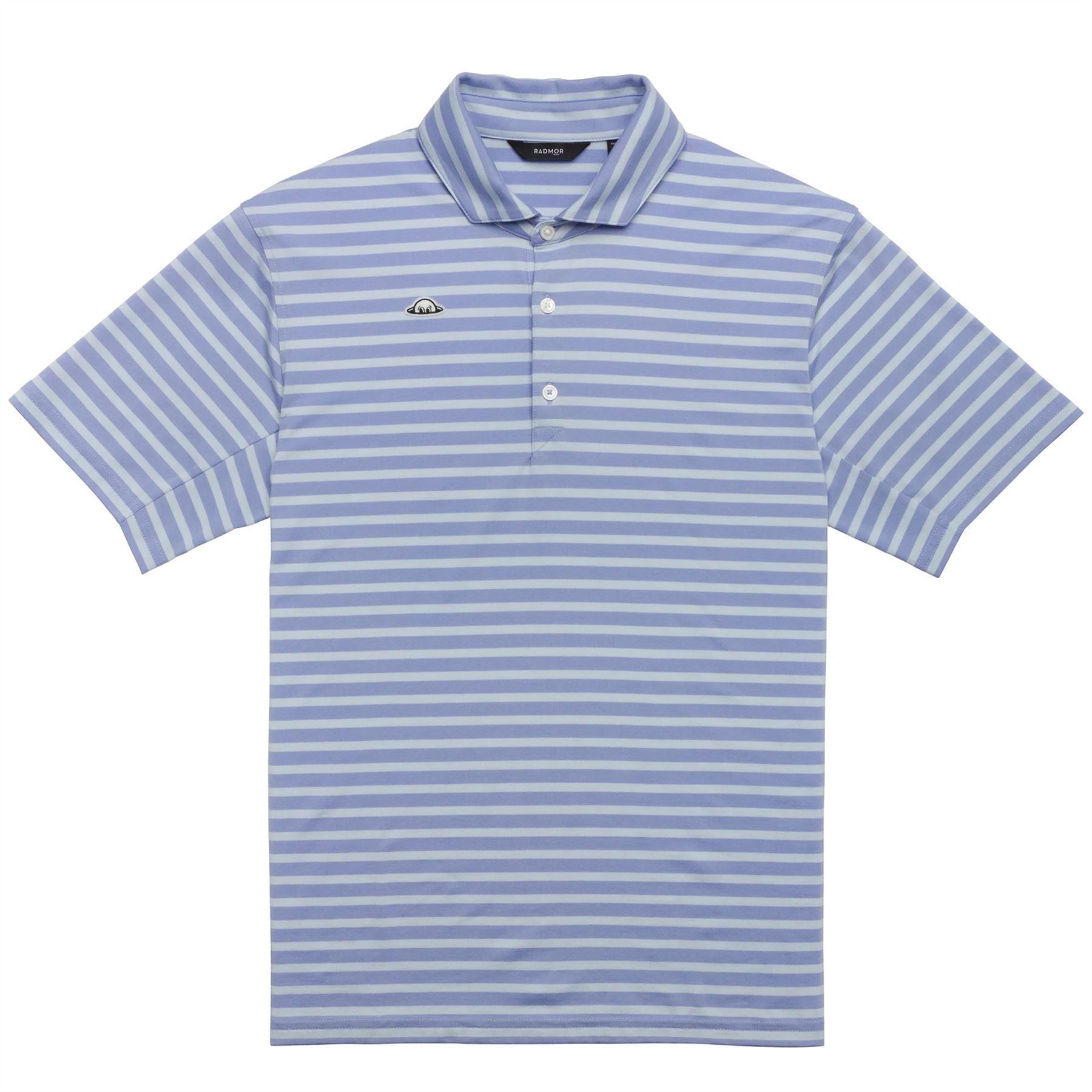 Hudson Recycled Vintage Stripe Polo Coastal Blue