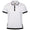 Womens Boxy Polo White/Black