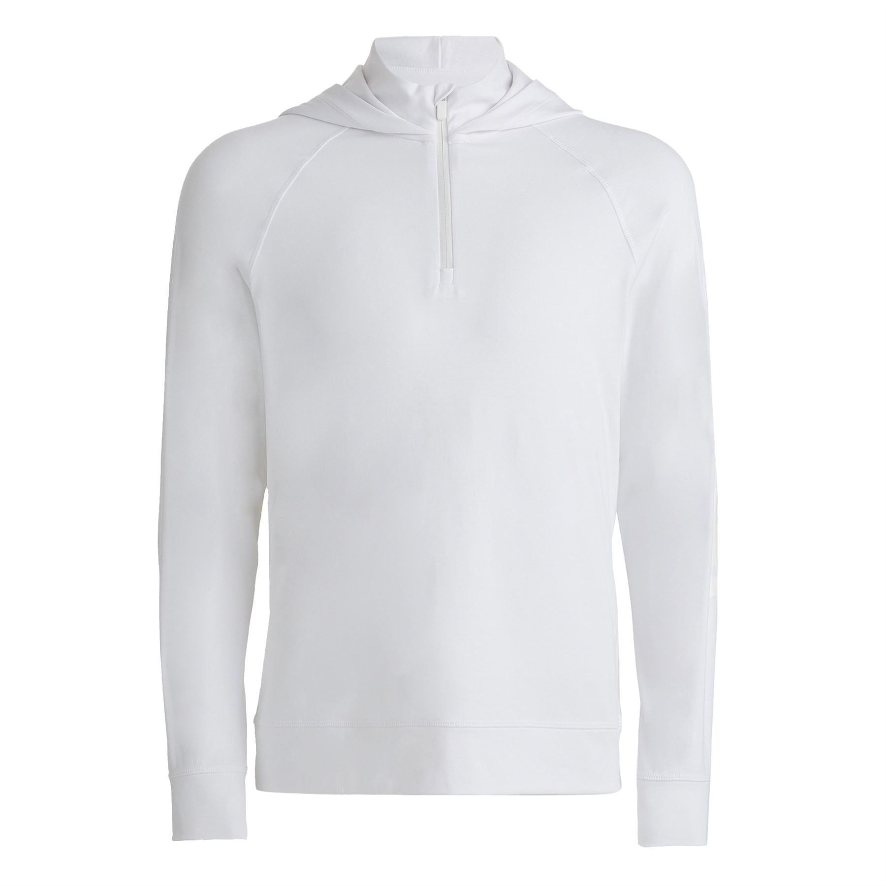 Hooded Luxe Quarter Zip Mid Layer Snow