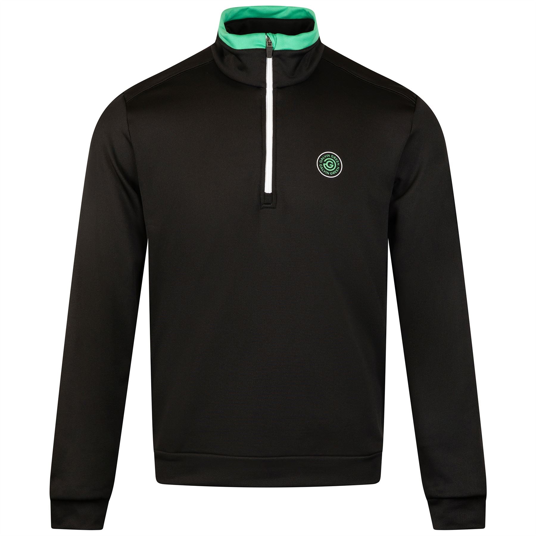 Dario Half Zip Pullover Black/White